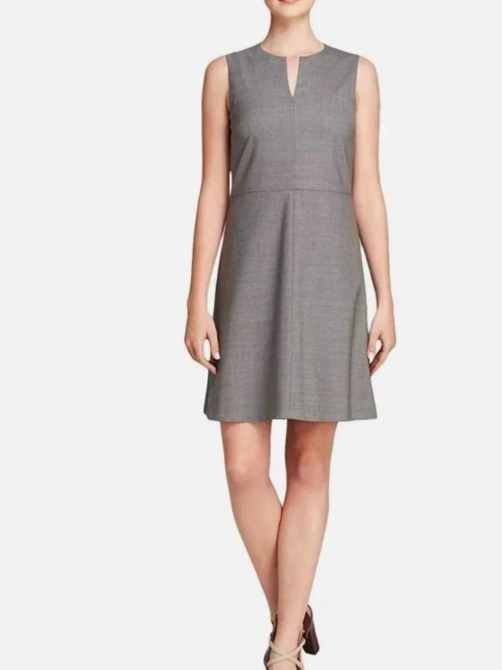 Theory Charcoal Miyani Shift Dress